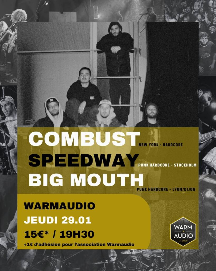Soirée Punk-hardcore au Warmaudio le 29 janvier !