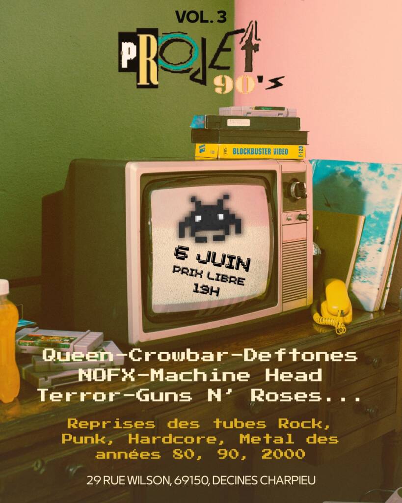La soirée 90's revient au Warmaudio le samedi 6 Juin !