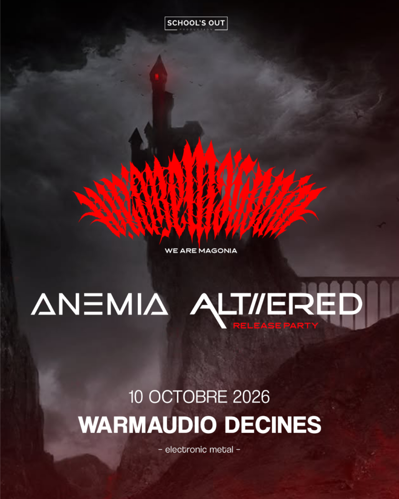 Le samedi 10 octobre c'est la rentrée de School's Out avec We Are Magonia Altered et Anemia